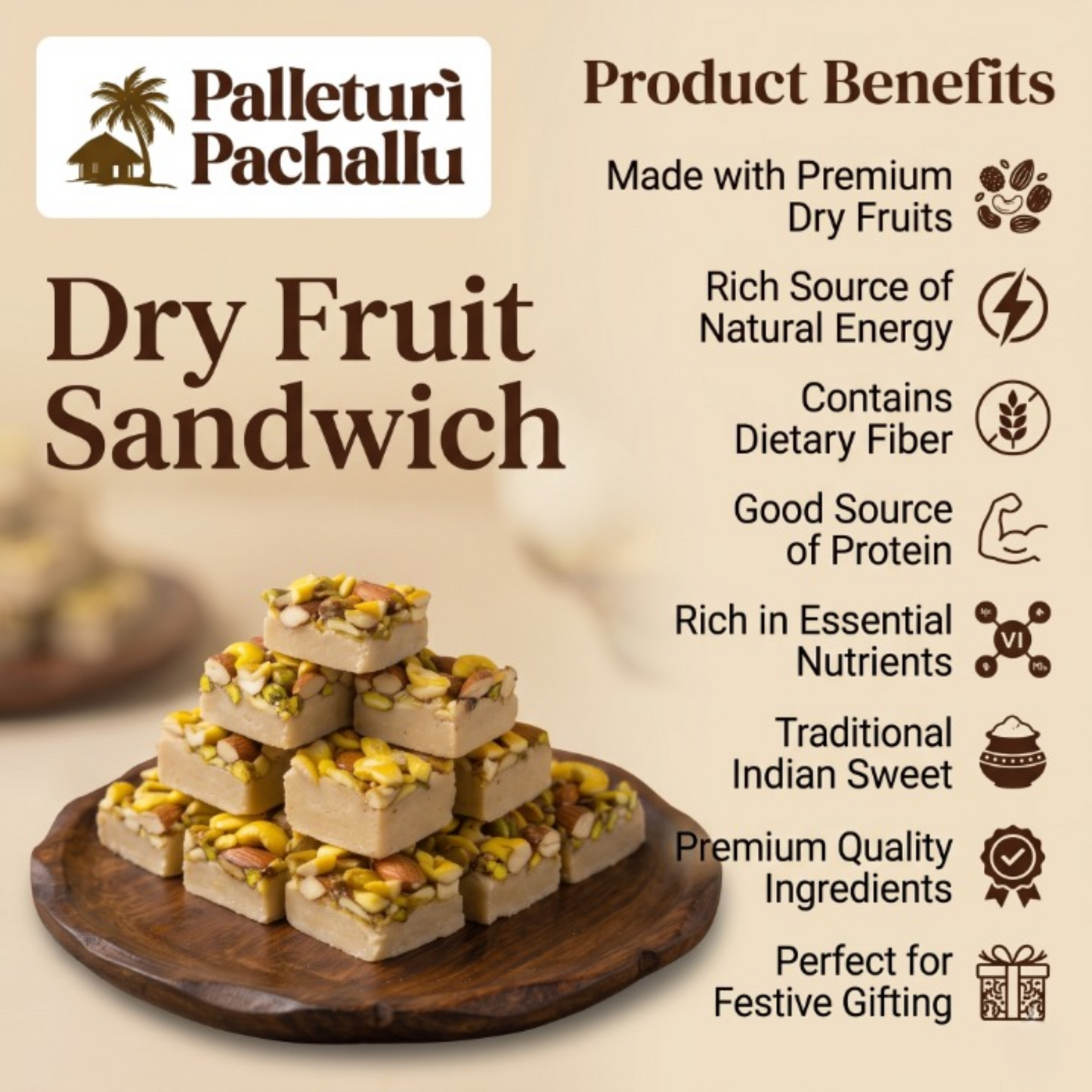 Dry Fruit Sandwitch