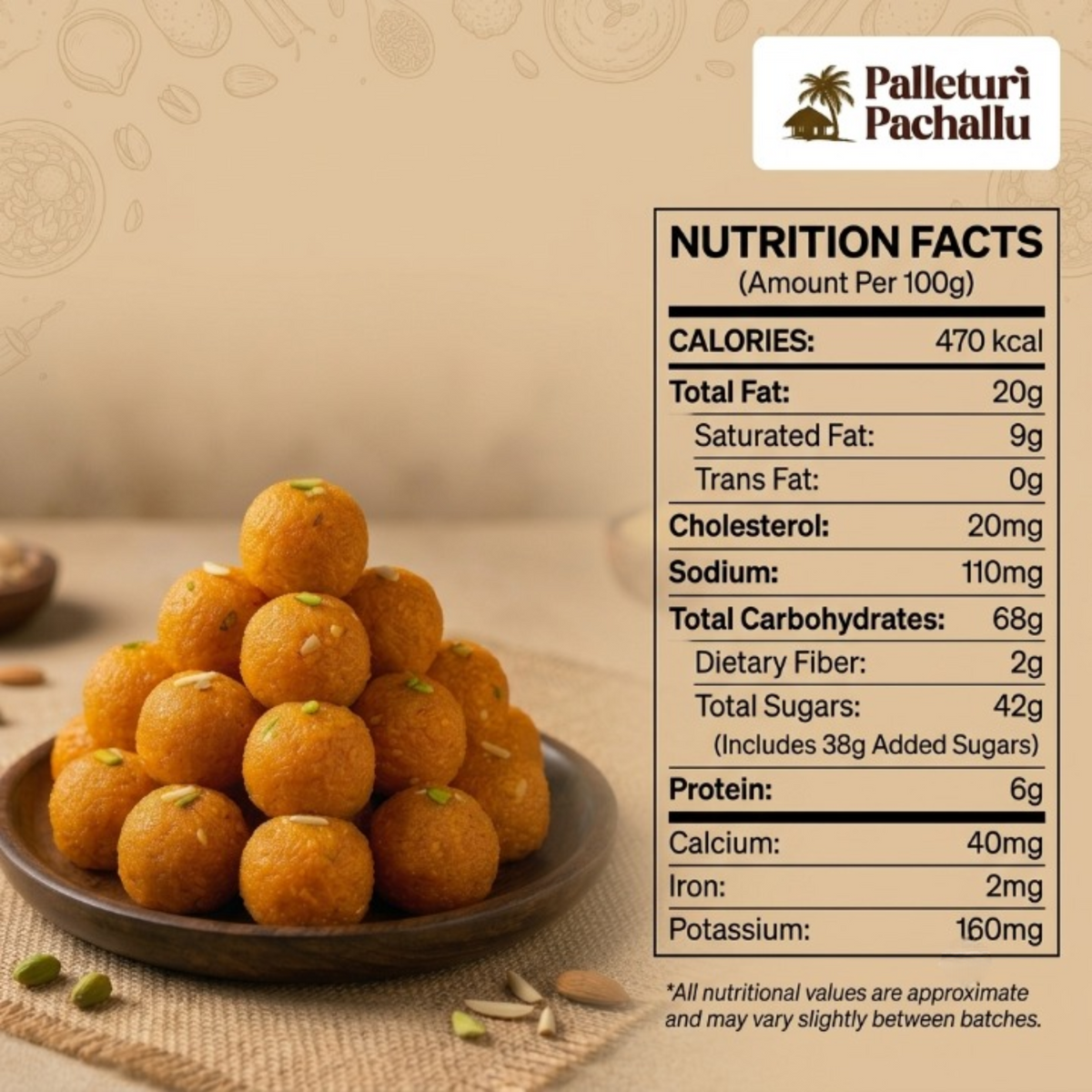 Homemade Motichoor Laddu
