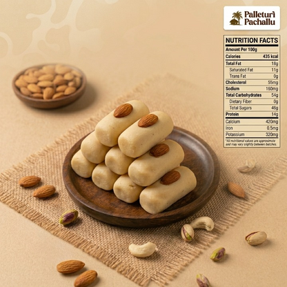 Milk Kova Roll – Traditional Andhra Sweet