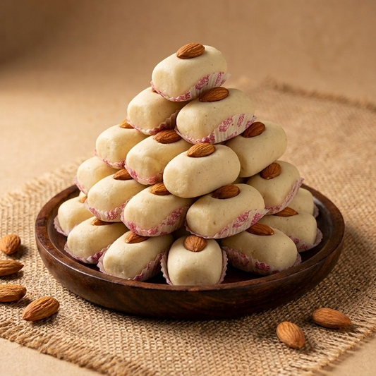 Milk Kova Roll – Traditional Andhra Sweet